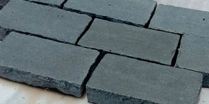 Брусчатка из известняка RKS Slate Belgian Black 200x100x40 мм 19