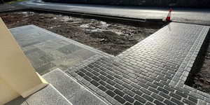 Брусчатка галтованная RKS Slate Belgian Black 100x100x30 мм 4