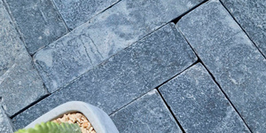 Брусчатка галтованная RKS Slate Belgian Black 100x100x30 мм 6