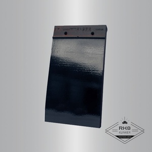 Керамическая черепица Koramic, Plain Tile Smooth, Black Glazed