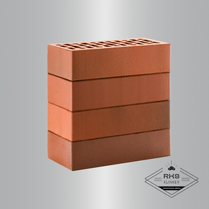 Кирпич облицовочный ЛСР, Красный флэш ультра, гладкий, 1 НФ
