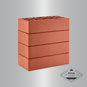 Кирпич облицовочный ЛСР, тёмно-красный, гладкий, 1НФ