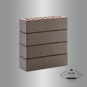 Кирпич клинкерный ЛСР "Эльфюс" серебристый, гладкий, 0.7 НФ