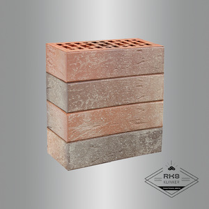 Кирпич облицовочный ЛСР, красный флэш с пепельной посыпкой, 1 НФ