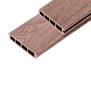 Завершающая доска из ДПК Outdoor, 3D STORM/OCEAN GREY серый микс