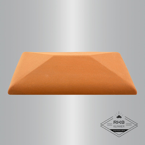 Клинкерный колпак на столб ZG Clinker, СР 300х425 мм., красный