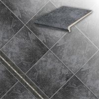 Напольная клинкерная ступень - флорентинер Roccia, 845 nero