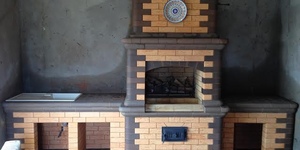 Кирпич печной, лицевой, полнотелый ЛСР коричневый М-400, F-100 (3)