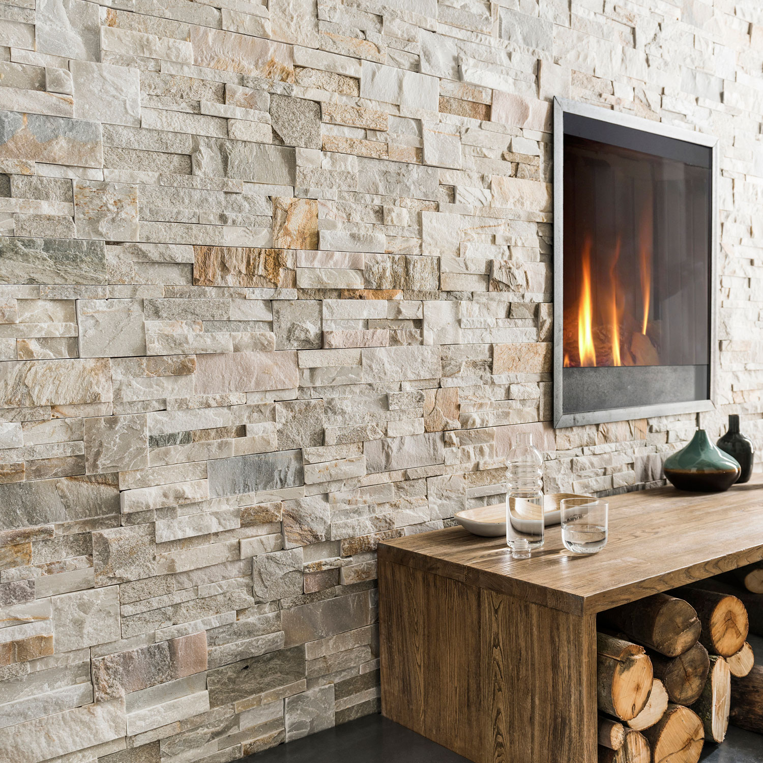 3D панели Сланец Beige Slate Modern 2