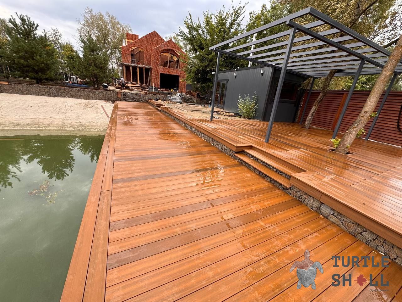 Террасная доска Turtle Shell, Australian Palisander, Co-Extrusion Dual 1