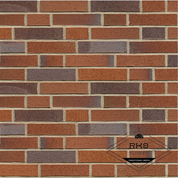 Кирпич ABC Klinkergruppe, Nordhorn blaulich-bunt glatt, 240х115х71 мм в Тамбове