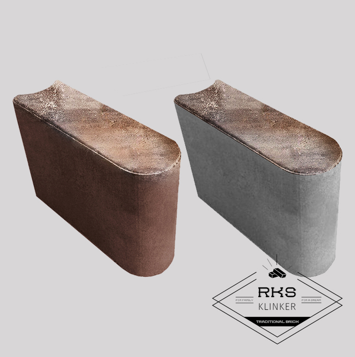 Бордюр Шарнирный SteinRus, БРШ 25.20.8R, Color Mix Берилл п/о в Тамбове