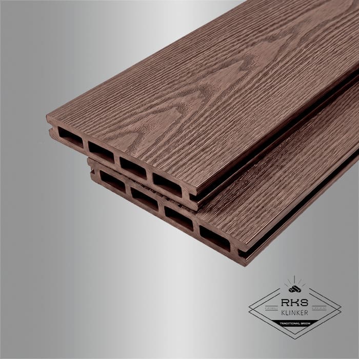 Террасная доска ДПК Бамберг пустотелая, 3D Натур, Орех (Walnut) в Тамбове