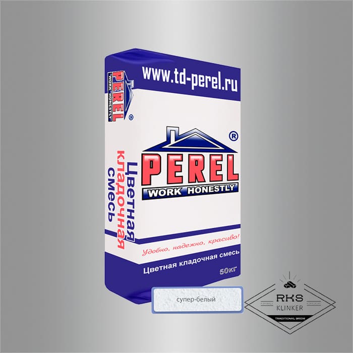 Зимняя кладочная смесь PEREL NL 01/супер-белый в Тамбове