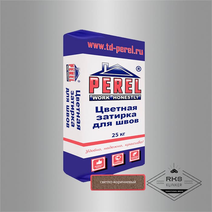 Зимняя затирочная смесь Perel RL 45/светло-коричневая в Тамбове