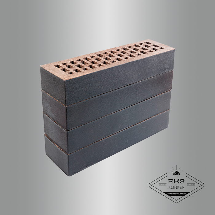 Ригельный кирпич Roben, FARO schwarz-nuanciert glatt, 290х90х90 мм в Тамбове