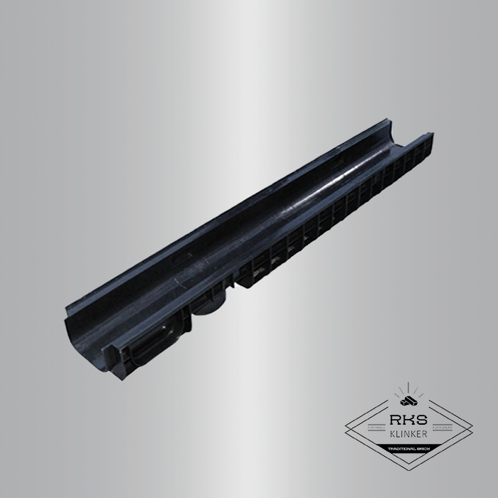 Лоток водоотводный PolyMax Basic пластиковый DN100, H80 в Тамбове