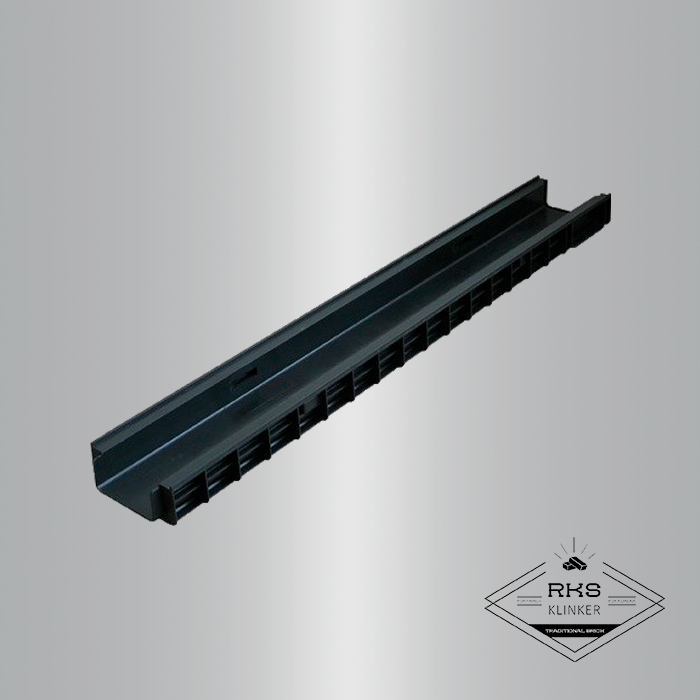 Лоток водоотводный PolyMax Basic пластиковый DN 100, H55 в Тамбове