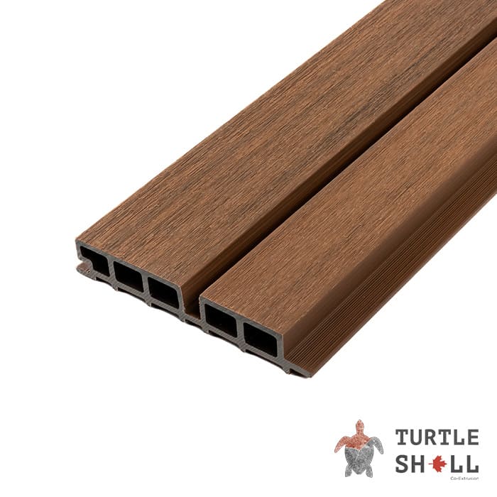 Реечная панель Double Lines, Australian Palisander, Co-Extrusion в Тамбове