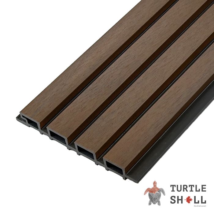 Реечная панель Middle Lines Dual, Australian Palisander, Co-Extrusion в Тамбове