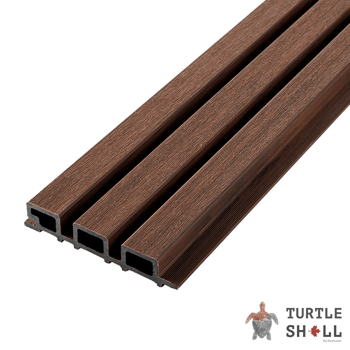 Реечная панель ДПК Middle Lines, Australian Palisander, Коэкструзия (FS 15) в Тамбове