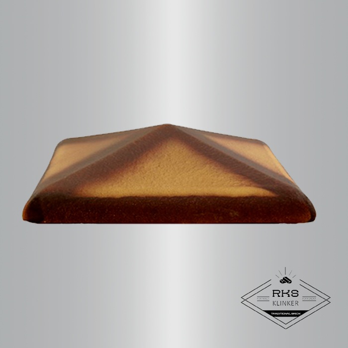 Клинкерный колпак на столб ZG Clinker, С42 425х425 мм, жёлтый тушевой в Тамбове