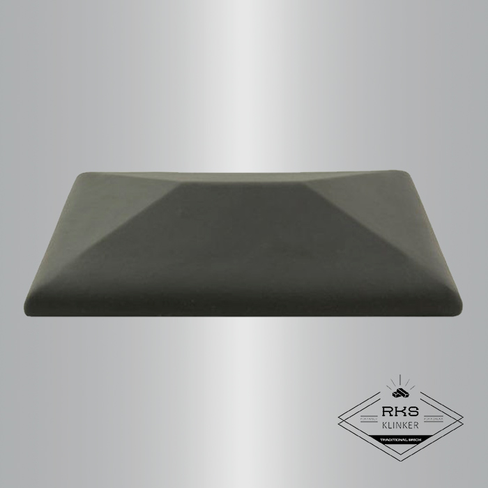 Клинкерный колпак на столб ZG Clinker, СР 300х425 мм, графит в Тамбове