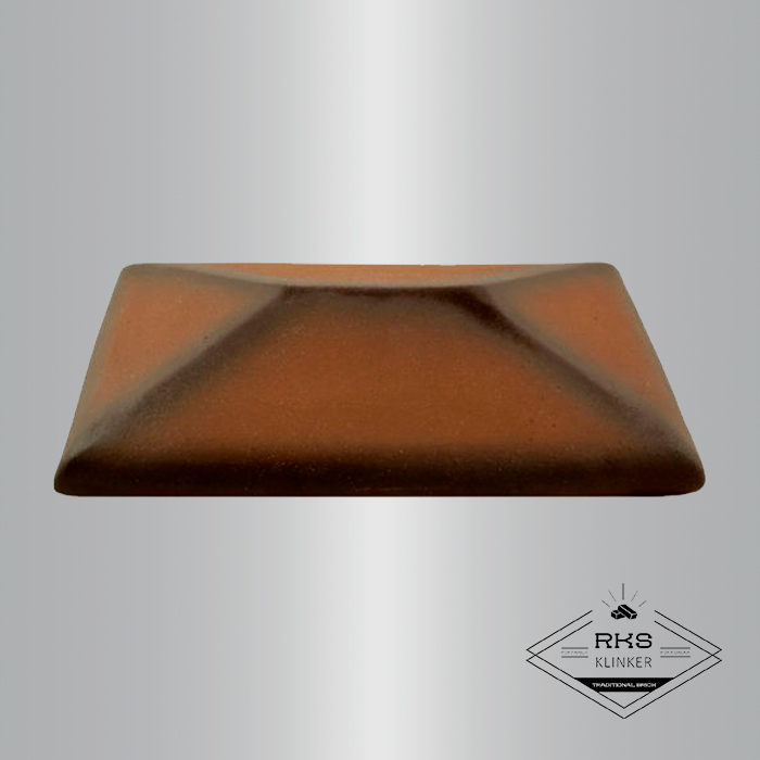Клинкерный колпак на столб ZG Clinker, СР 300х425 мм, каштановый в Тамбове