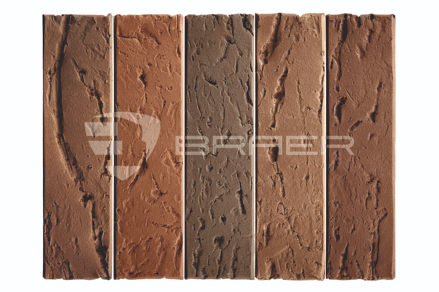 Облицовочный кирпич BRAER MAX, Кора дуба, М200, 1 НФ в Тамбове