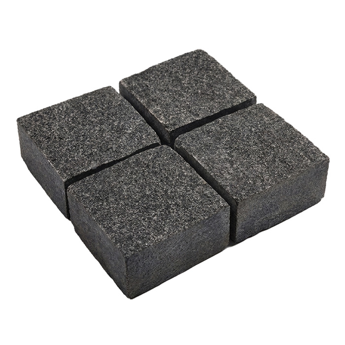Гранитная брусчатка RKS SLATE Gabbro (Габбро) Карандаш, 100x100 мм в Тамбове