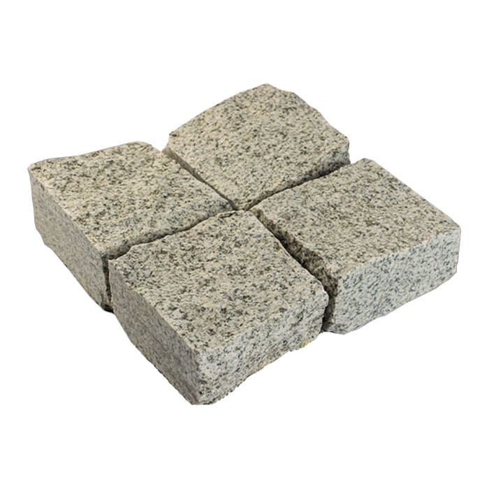 Гранитная брусчатка Мансуровская, Колотая, 100x100 мм в Тамбове