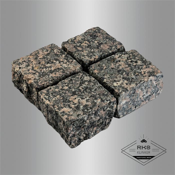 Гранитная брусчатка Малыгинский, Колотая, 100х100 мм в Тамбове