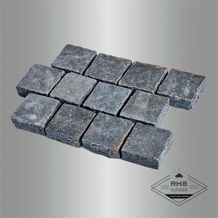 Брусчатка галтованная RKS Slate Belgian Black 200x100x40 мм в Тамбове