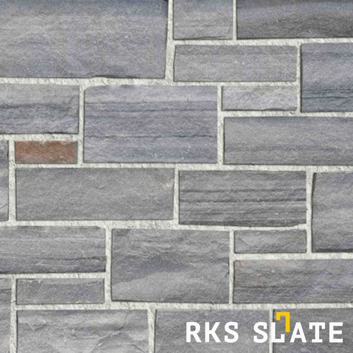 Фасадный облицовочный камень Grey Quartz Strips в Тамбове