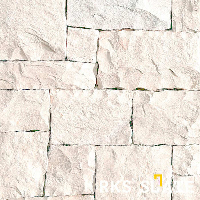 Фасадный облицовочный камень White Limestone Castle в Тамбове