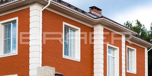 Кирпич Красный гладкий BRAER - КП Зеленые холмы в Московской области (4)