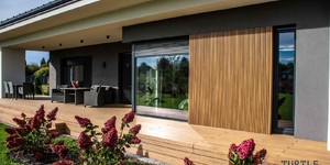 Реечная панель ДПК Turtle Shell, Middle Lines, Siberian Pine Co-Extrusion купить реечные панели для фасада (4)