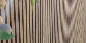 Реечная панель ДПК для забора Turtle Shell, Middle Lines, Australian Palisander Co-Extrusion (забор) 85