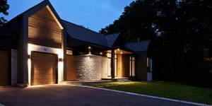 Фасад из природного камня фото 3D панели RKS SLATE Кварцит White Quartz Classic (6)