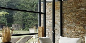Натуральный камень в интерьере фото 3D панели RKS SLATE Кварцит Multi Quartz Country современные решения для стен (7)
